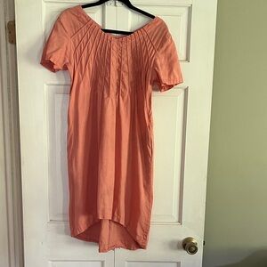 Linen Pintuck Tunic / Dress S Discounted